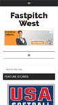 Mobile Screenshot of fastpitchwest.com